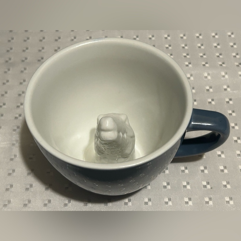 Creature Cup With Alligator Inside Porcelain Coffee Mug/Tea Cup
